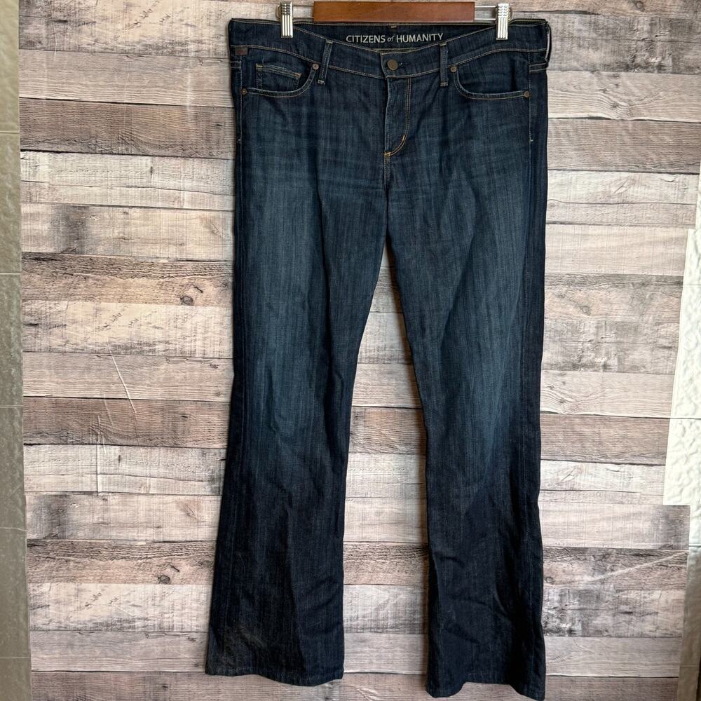 Citizens of Humanity Kelly Bootcut Jeans Womens 36x30 Low Rise Dark Wash Blue